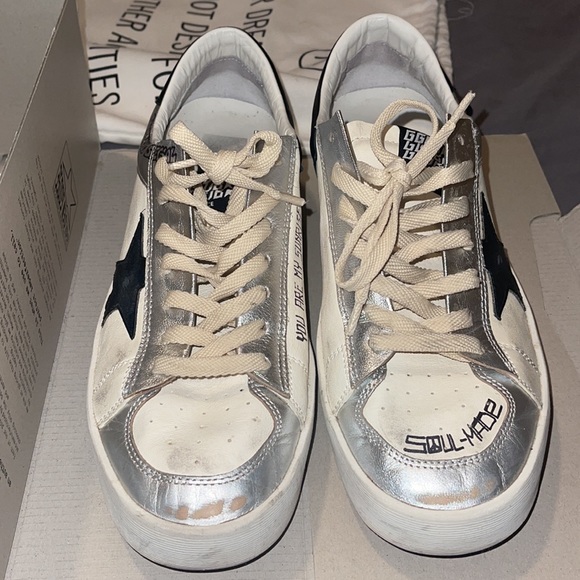 GOLDEN GOOSE SUPER STARS UNISEX NEW SIZE 43 US size 9-9.5 RARE - Picture 3 of 11